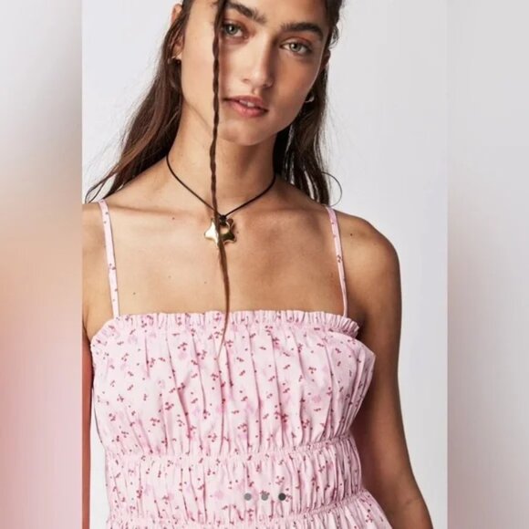 038 Free People Floral Gabby Mini Dress NWT Sizes Medium & Large - Picture 4 of 8